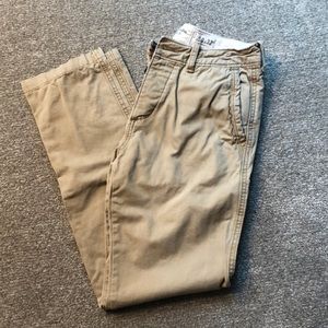 Abercrombie & Fitch Men’s Khaki Chinos - Light Tan 30x32
